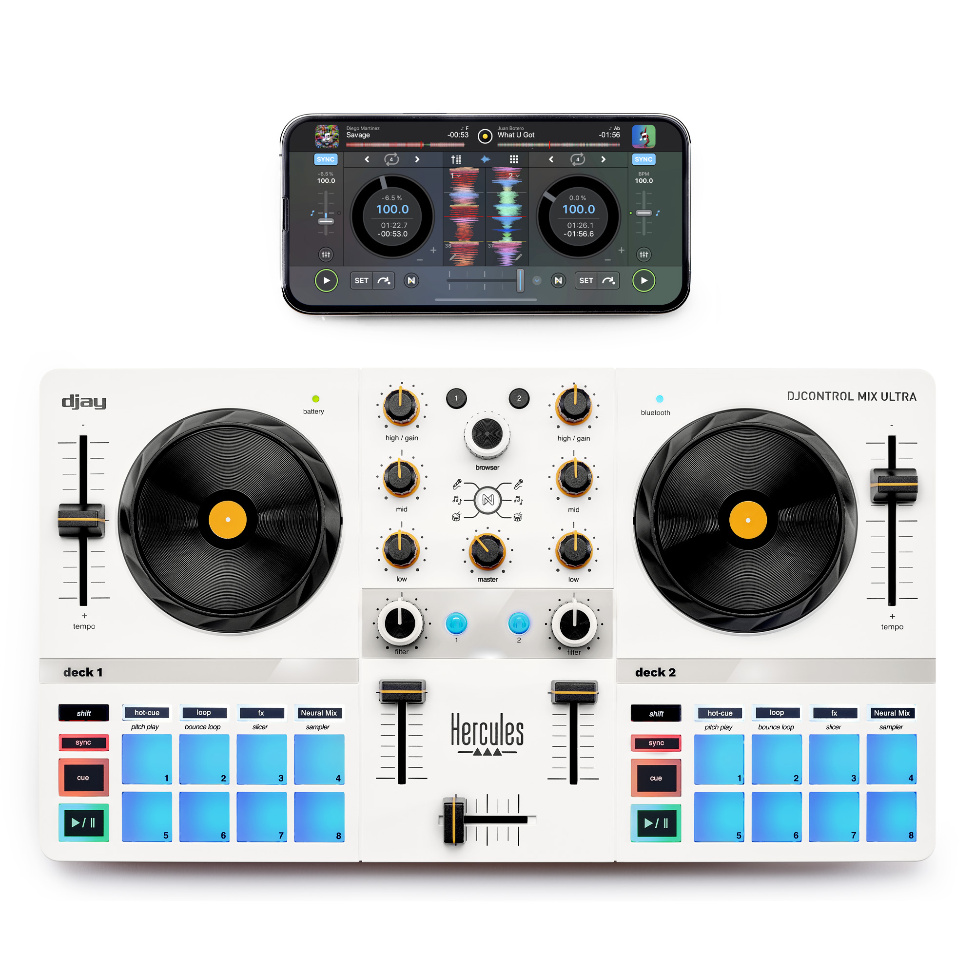 DJコントローラーHercules DJControl Mix Ultra