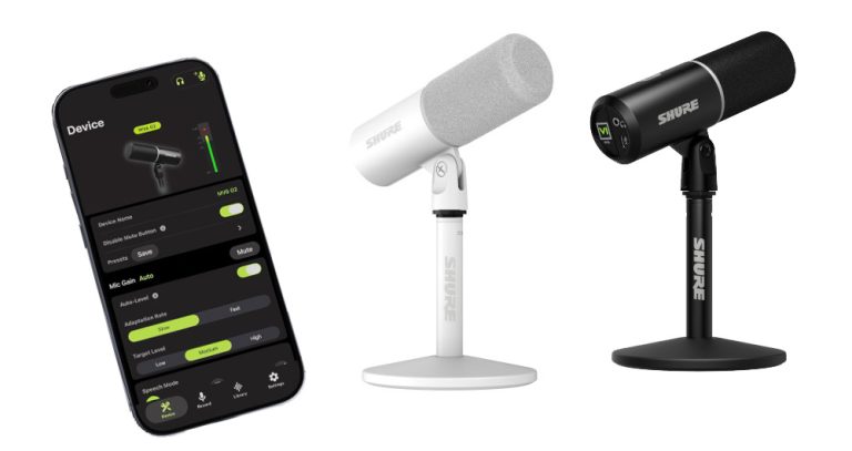 SHURE MV6 Gen 2 | オートレベル＆デノイザー搭載、配信・ゲーム向けUSBマイク