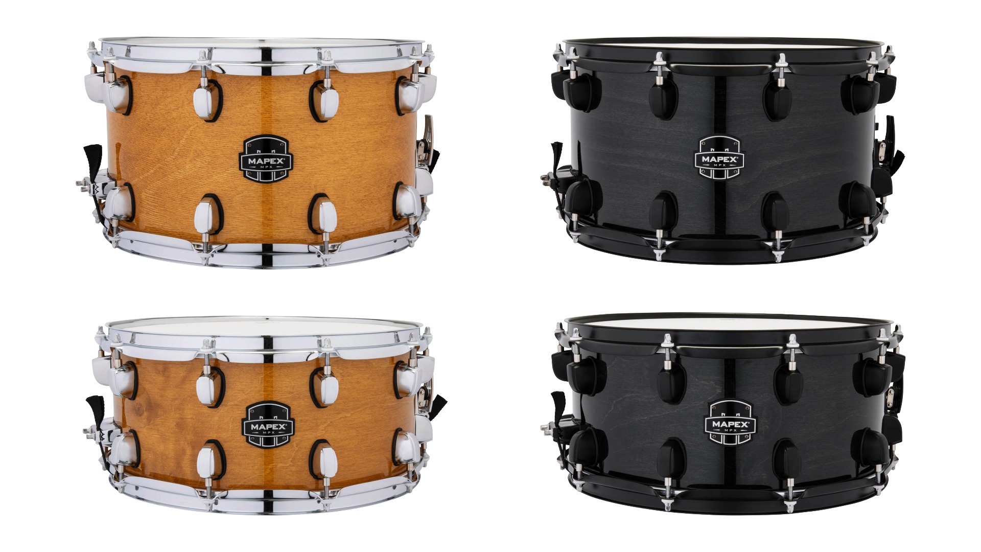 [新発売]<600本限定>マクネア－ズ LUMREEKピ－テッド10年CS 2 MAPEX】深さ8インチの迫力サウンドも！高コスパなウッドスネア「MPX