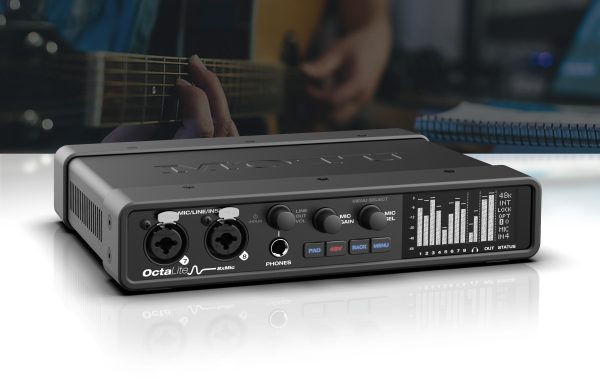 ドラム録音・バンド録音の機材を半分に小型化。MOTU OctaLiteが叶える「モバイル8chレコーディング」の革新
