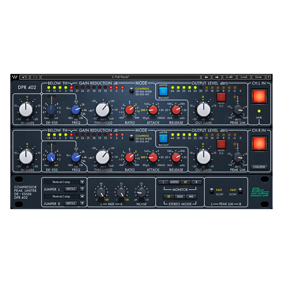ダイナミクスプロセッサーWaves BSS DPR-402