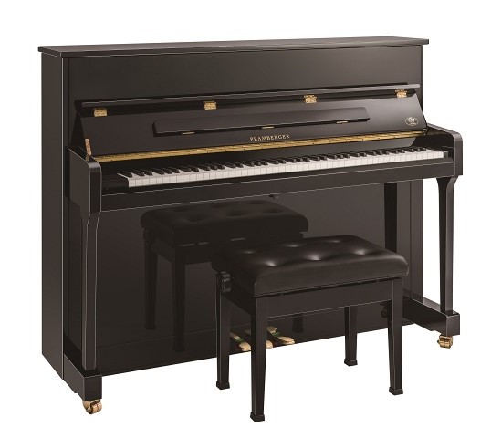 【特価】新品アップライトピアノPRAMBERGER・PV115RB【消音ユニット付き】
