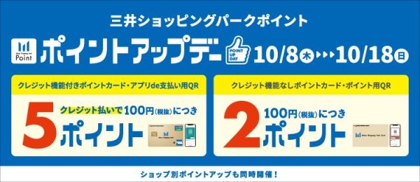 【お得なお知らせ】ららぽーと柏の葉ポイントアップ！