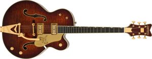 【Gretsch】美しいキルトメイプルと1959年仕様が融合した限定Falcon「G6136TGQM-59 Limited Edition Quilt Classic Falcon」が登場！