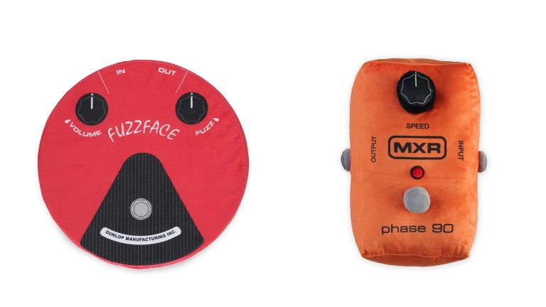 ギタリスト必見！伝説の名機がライフアイテムになった「FUZZ FACE ROUND CUSHION」がJim Dunlopより登場
